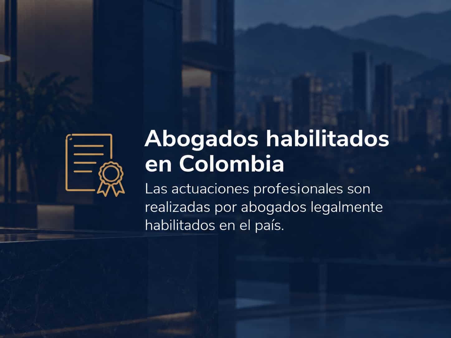 Abogados Habilitados en Colombia